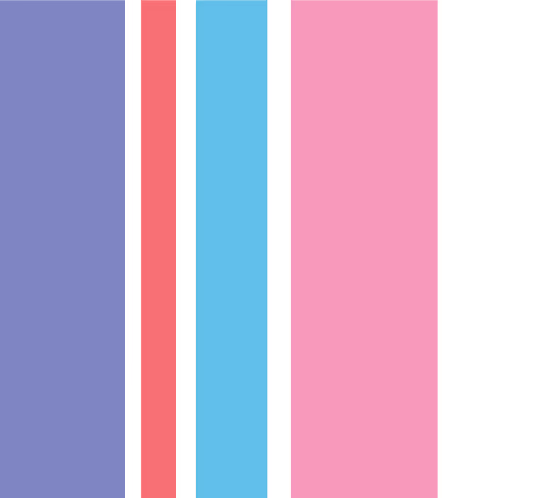 Purple and Pink Vertical Stripes Wallpaper - TenStickers