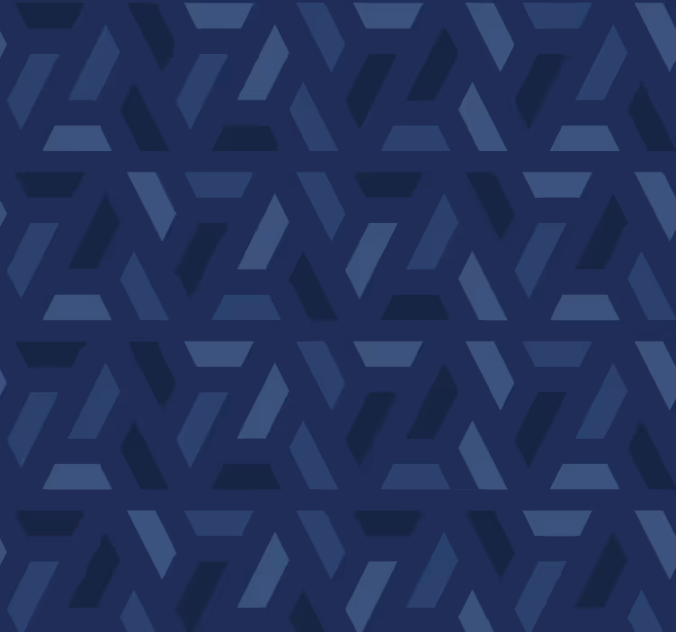 Triangles Abstract Pattern Navy Wallpaper - TenStickers