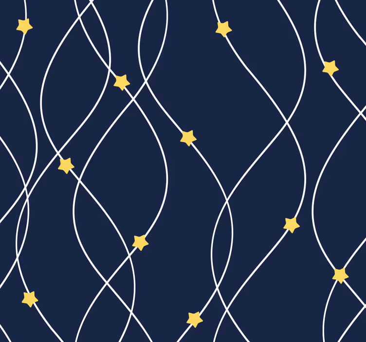 Geometric Starry Decor star wallpaper - TenStickers