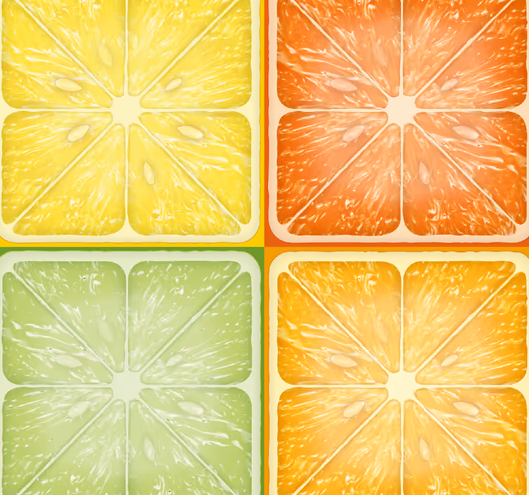 Tile wallpaper geometric tile design - TenStickers
