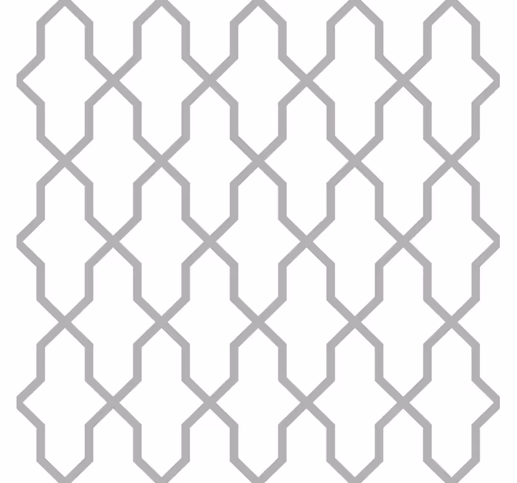 Grey harmony pattern wallpaper - TenStickers