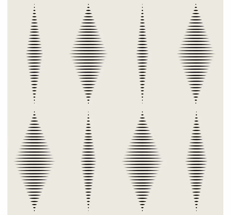 Rabaul Ikat pattern wallpaper - TenStickers