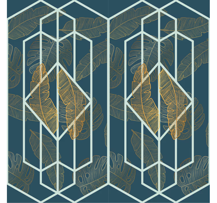 Tropical design wallpaper - TenStickers