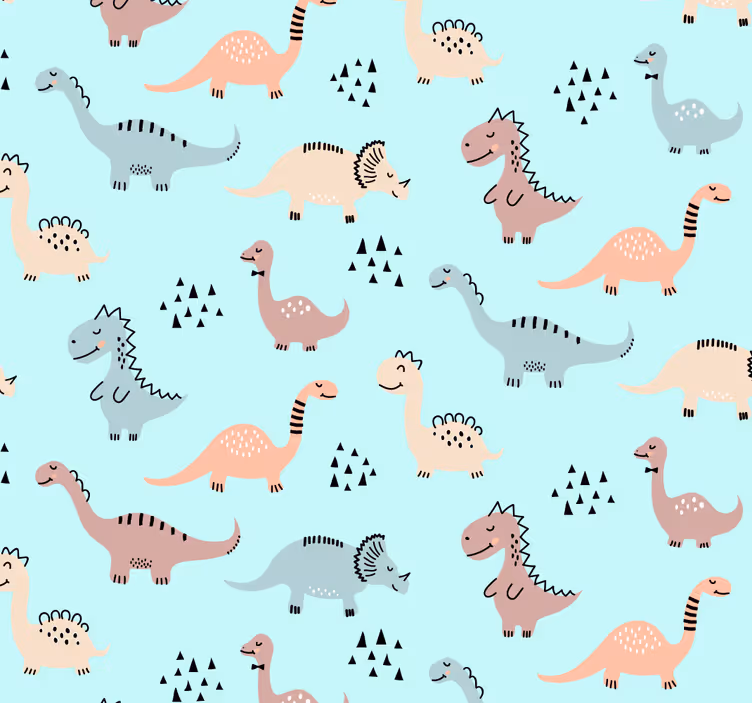 Dinosaur Playground dino wallpaper - TenStickers