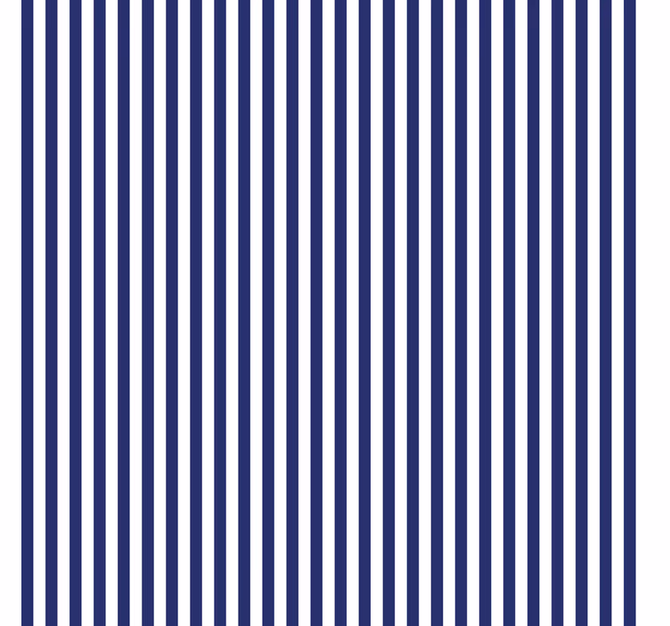 Navy blue colour vertical stripes wallpaper - TenStickers