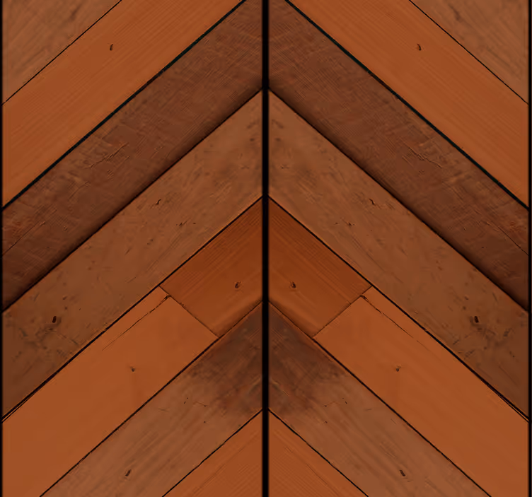 Herringbone Pattern wood effect wallpaper - TenStickers