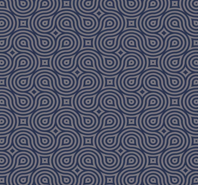 Geometric wallpaper in geometric serenity - TenStickers