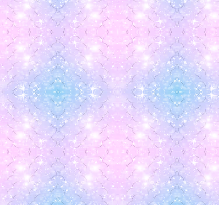 Mermaid glitter scales children wallpaper - TenStickers