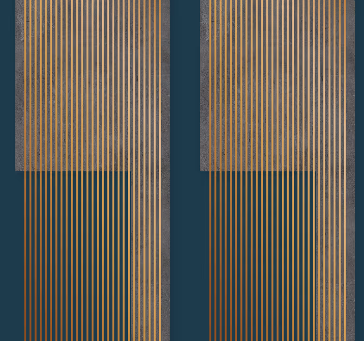 Luxury stripes office design wallpaper - TenStickers