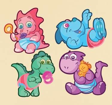 Kids Dinosaur Sticker Pack