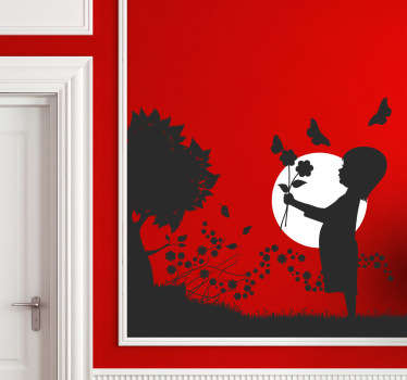 Meadow Sunset Wall Sticker