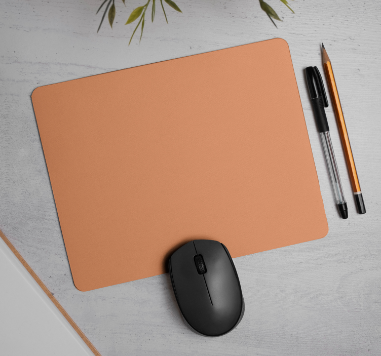Apricot crush color mousemat - TenStickers