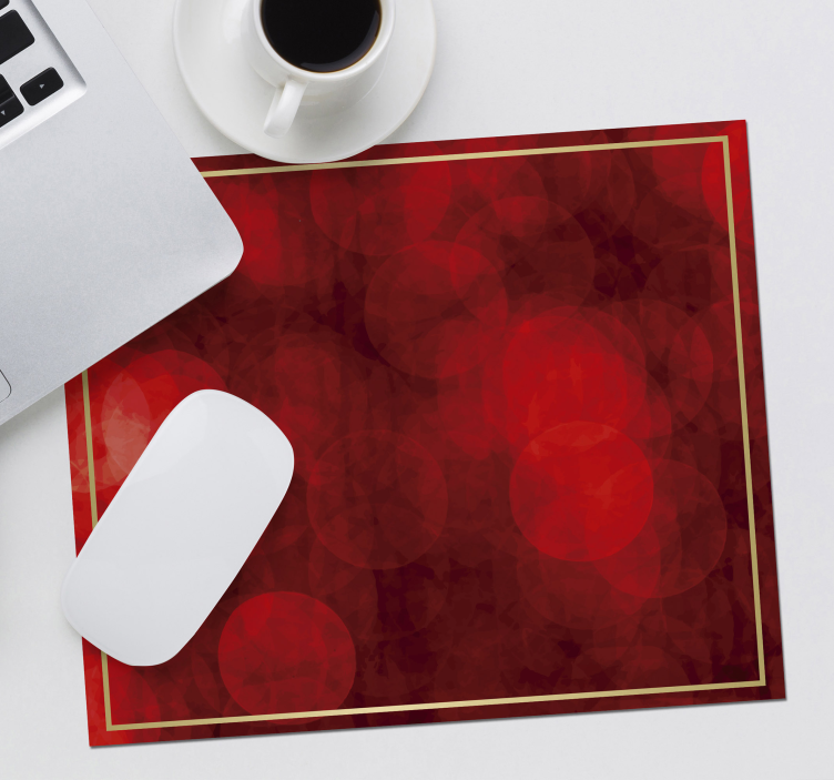 Merry Christmas in Red christmas mousepad - TenStickers