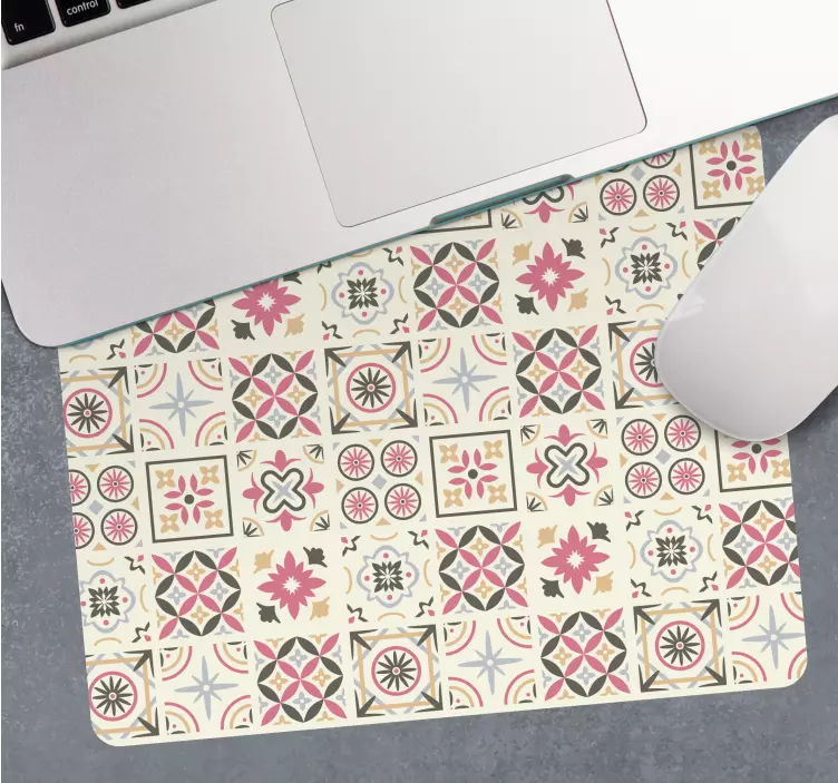 "Nicolle" collage original mouse pad - TenStickers