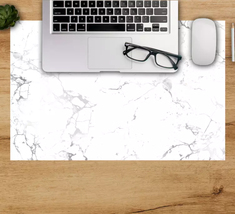 White marble mouse pad patterns - TenStickers