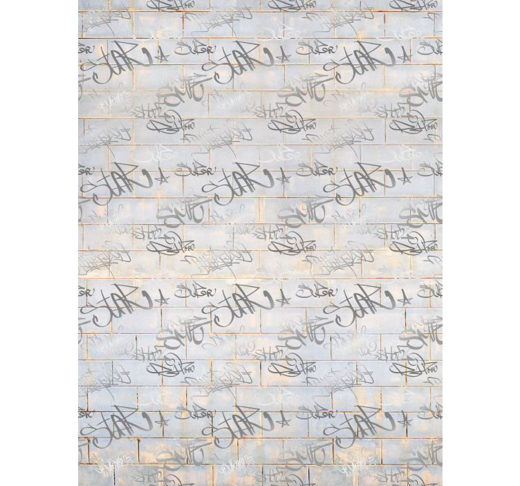 gray graffiti original roller blind - TenStickers