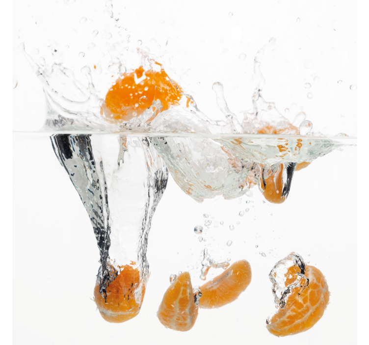 Fruits in water  roller blind for kitchen window - TenStickers