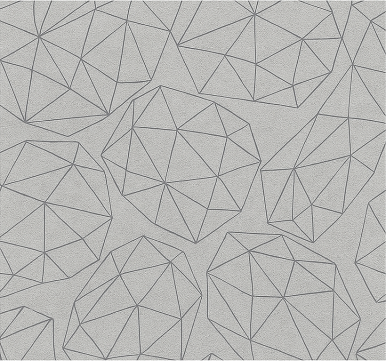 Gemstone silver gloss bathroom window blind - TenStickers