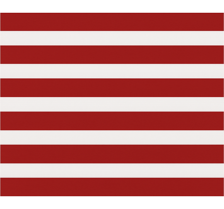 Red horizontal stripes kids roller blind - TenStickers