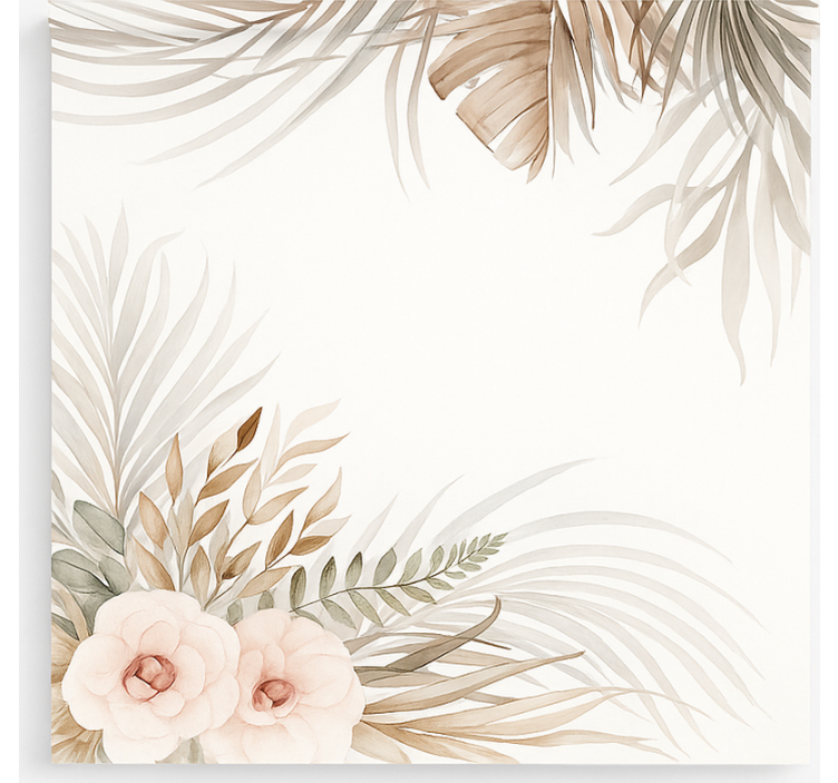 Boho floral design kids roller blind - TenStickers