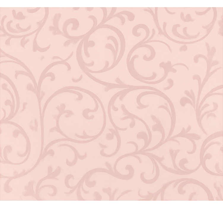 Elegant damask scrollwork roller blind for living room - TenStickers