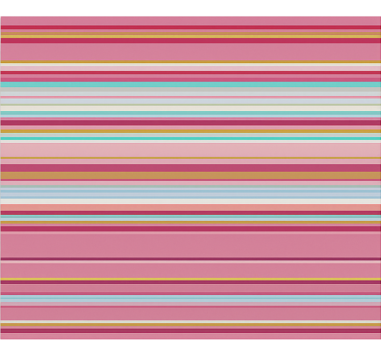 Pink Stripe Pattern teenage roller blind - TenStickers