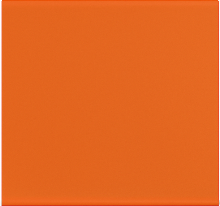 Burnt orange monocolour dining room roller blinds - TenStickers