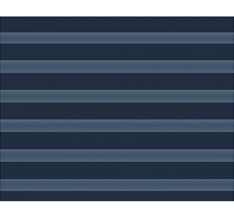 Navy midnight blue stripes  dining room roller blinds - TenStickers