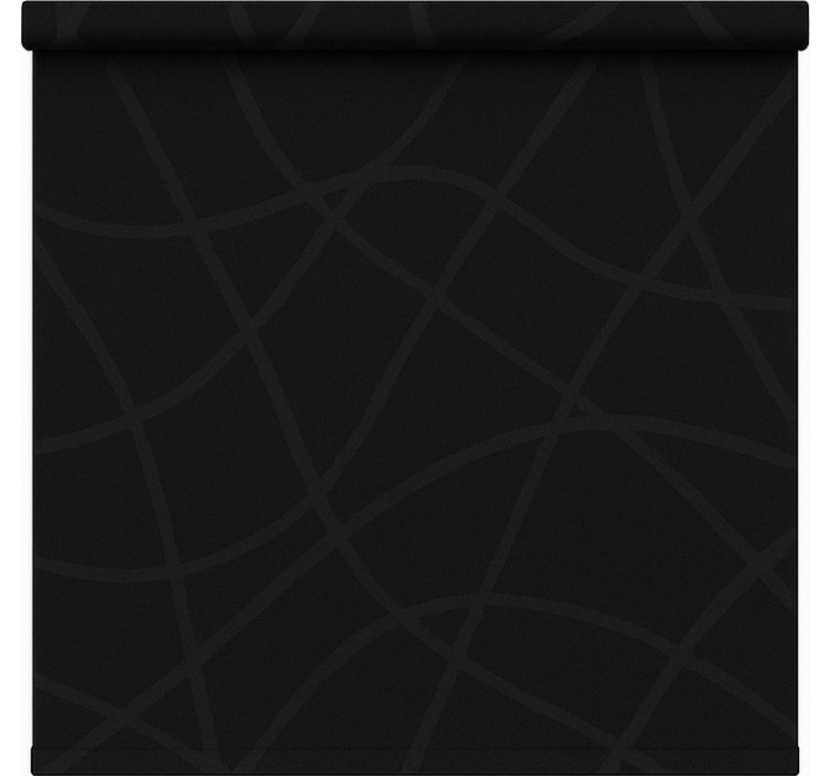 Soothing black office window roller blind - TenStickers