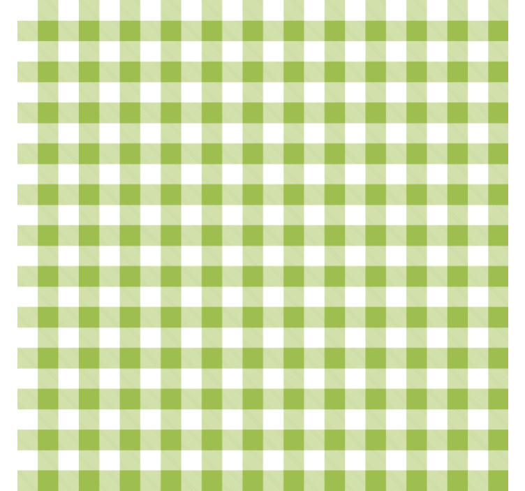 Dining room roller blinds gingham check design - TenStickers