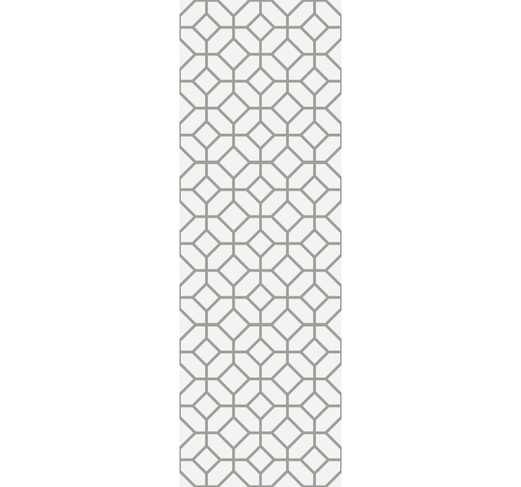 Dining room roller blinds squarred hamptons design - TenStickers