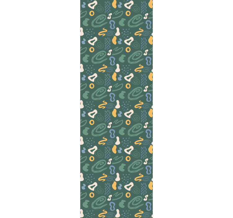 Kids roller blind with abstract minimalist designs - TenStickers