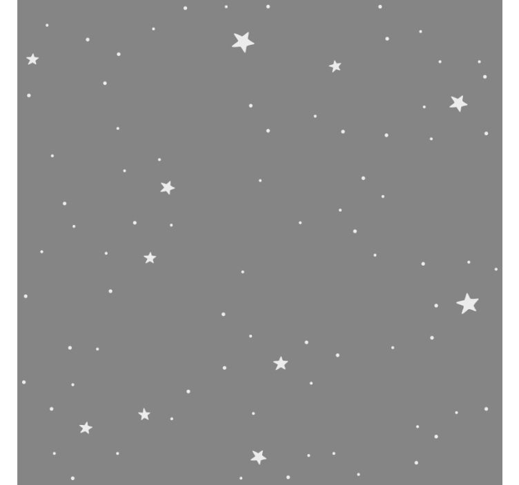 Kids roller blind white stars on gray background - TenStickers