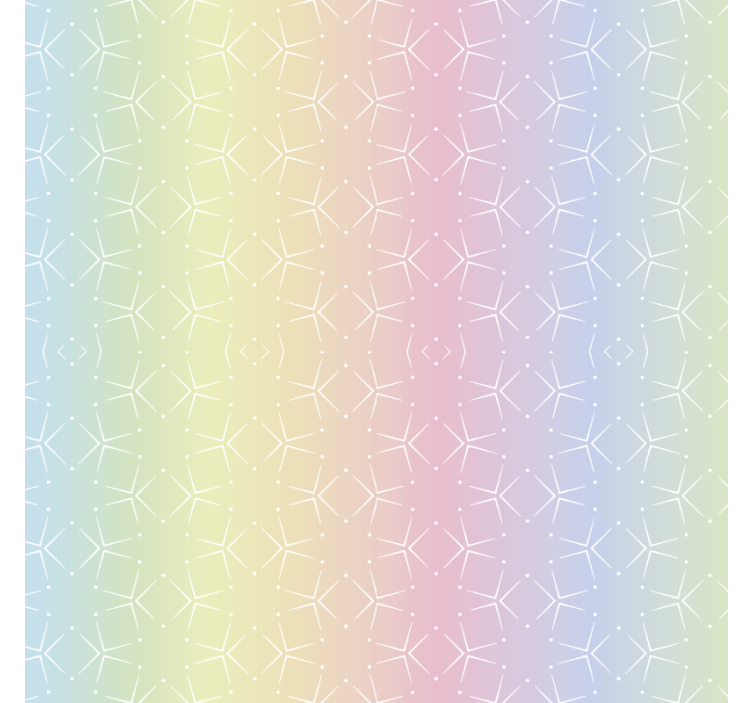 Kids roller blind with glitter rainbow pastel sky - TenStickers