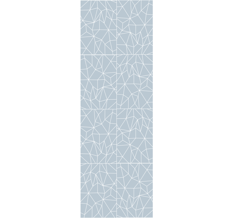 Office window roller blind modern line patterns - TenStickers