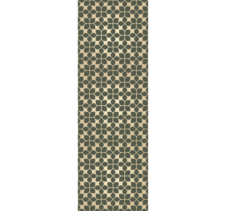 Office window roller blind with luxurious gold patterns - TenStickers