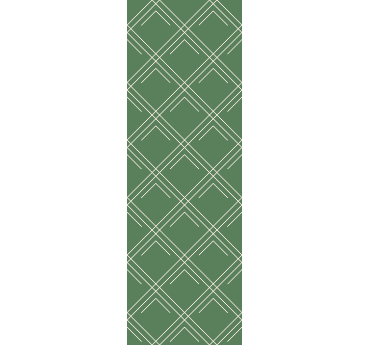 Green elegant squares office window roller blind - TenStickers