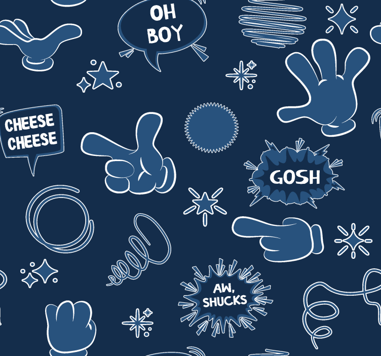 Teenage roller blind in comic book design - TenStickers