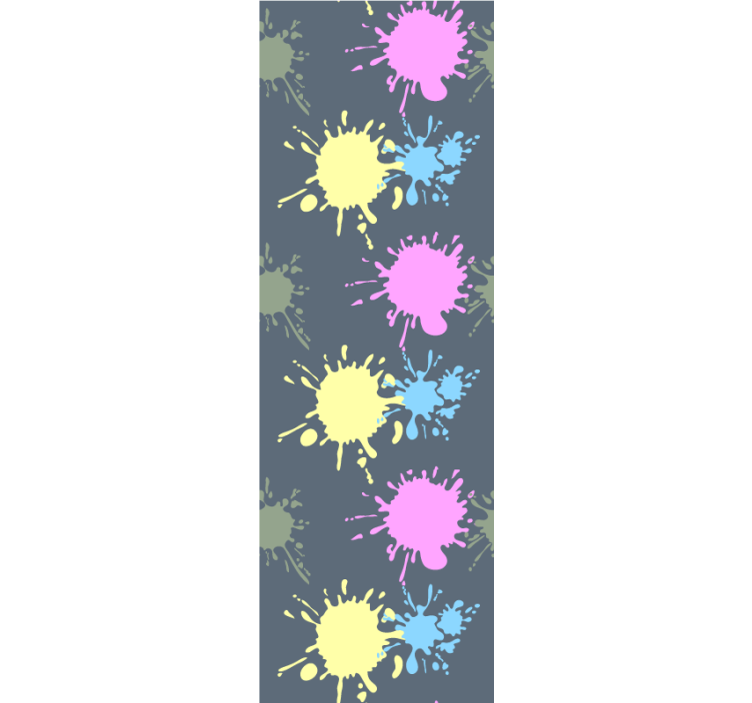 Teenage roller blind multicolored wall design - TenStickers