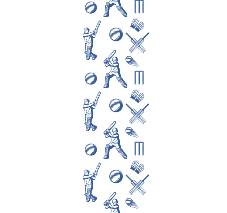 Teenage roller blind cricket - TenStickers