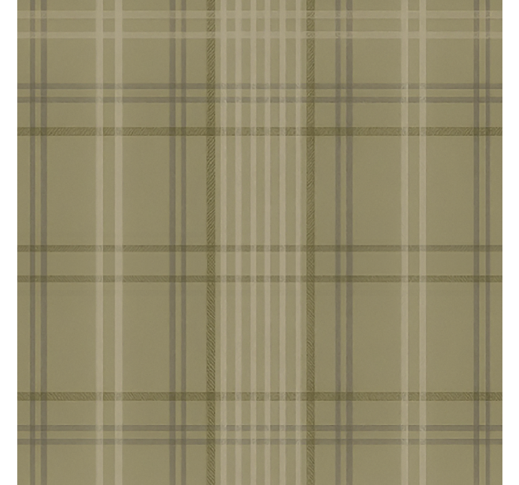 Beige roller blind with 1960s grey olive pattern - TenStickers