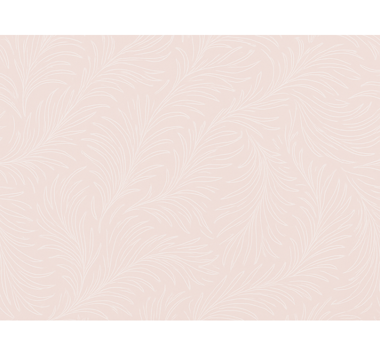 Pink roller blind soft pink botanical - TenStickers
