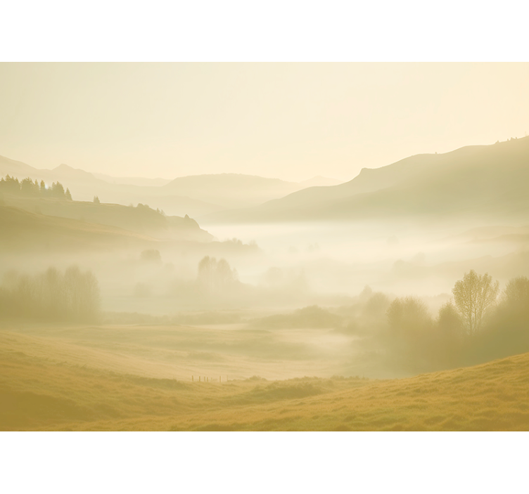 Beige roller blind for soft and hazy views - TenStickers