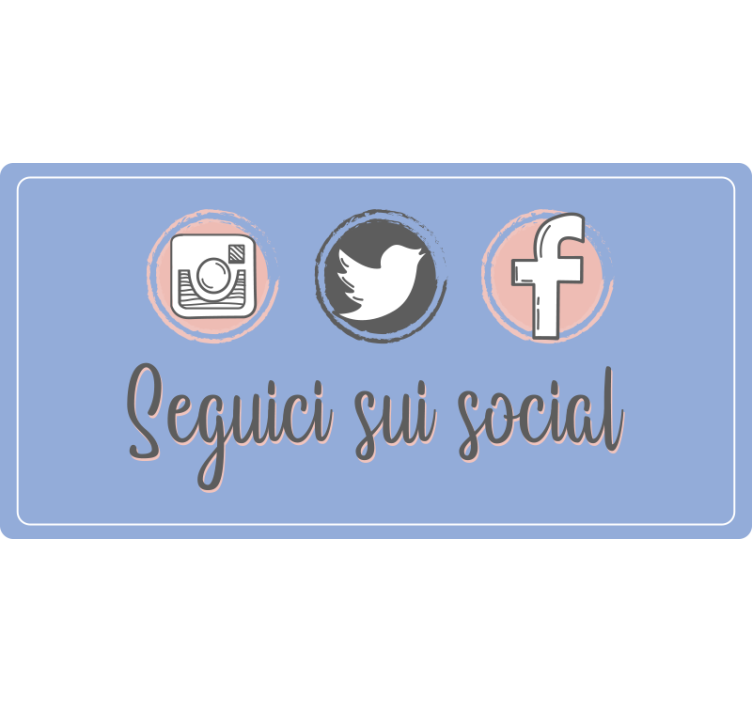 Purple roller blind for social media advertising - TenStickers