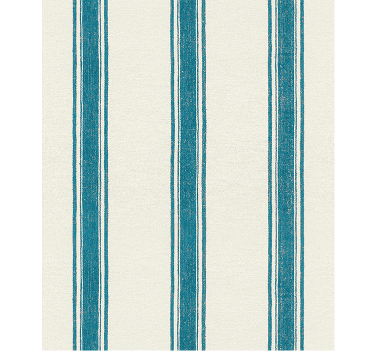Blue roller blind with light blue vertical lines - TenStickers