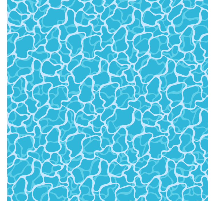 Blue roller blind with fluid abstract designs - TenStickers