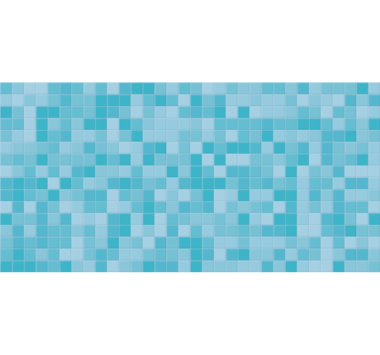 Blue roller blind venetian style - TenStickers