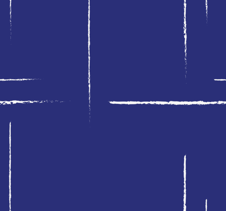 Blue roller blind with modern line design - TenStickers