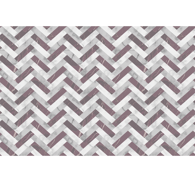Roller blind for living room in mid-century design - TenStickers