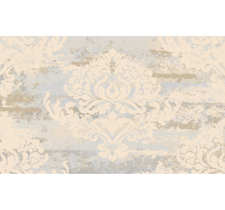 Beige roller blind puzzle print mosaic cream - TenStickers